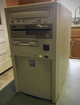 Generic 90s beige box computer